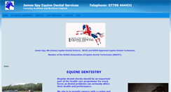 Desktop Screenshot of equinedentalservices-scotland.co.uk
